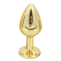 X-CITE GEM - GOLD ALLOY BUTT PLUG MEDIUM